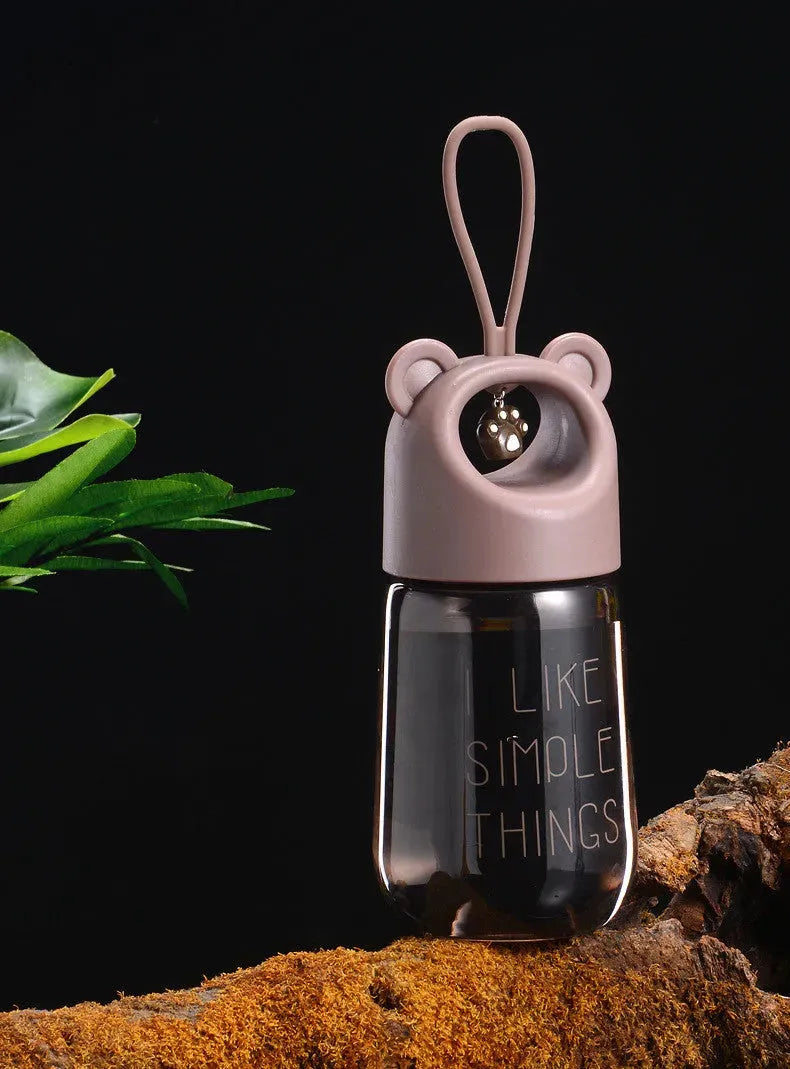 Shaking Cup Children s Water Cup Cartoon Pendant Handle Plastic Cup - Bellarte Enchanté Shaking Cup Children s Water Cup Cartoon Pendant Handle Plastic Cup