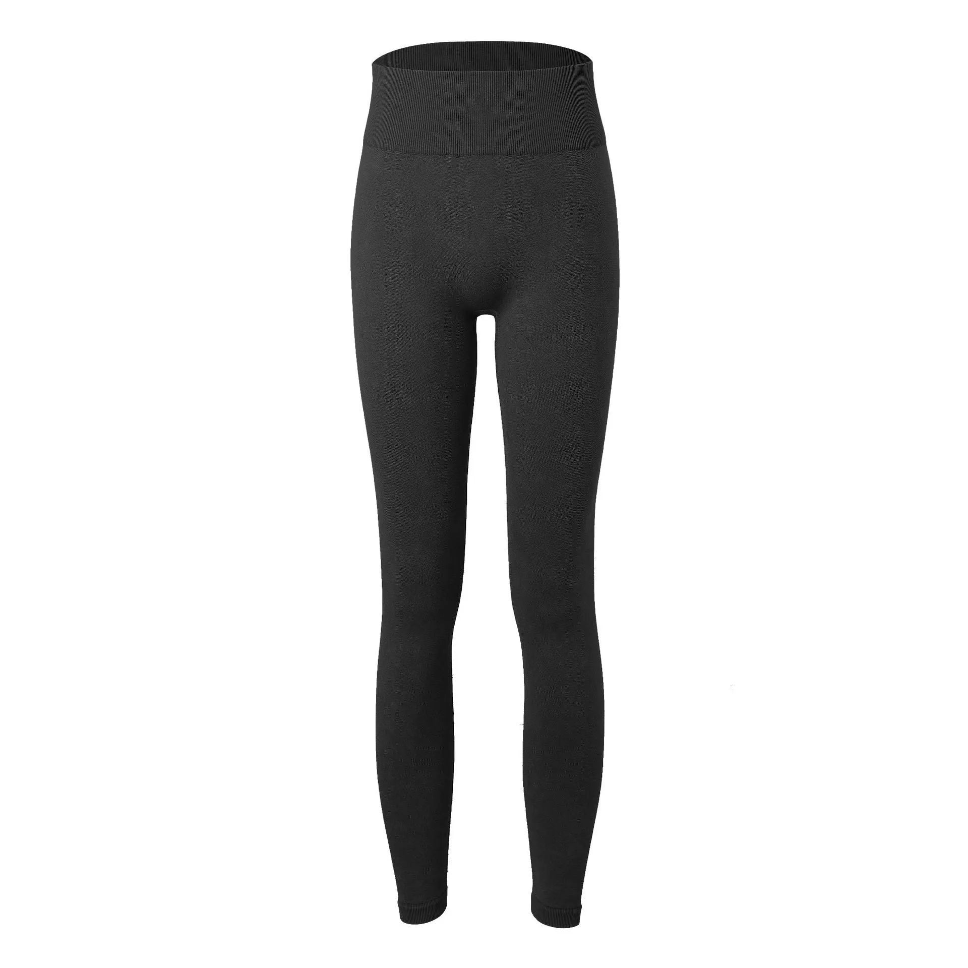 Shark Knit Seamless Fitness Yoga Long Sleeve Set - Bellarte Enchanté Shark Knit Seamless Fitness Yoga Long Sleeve Set