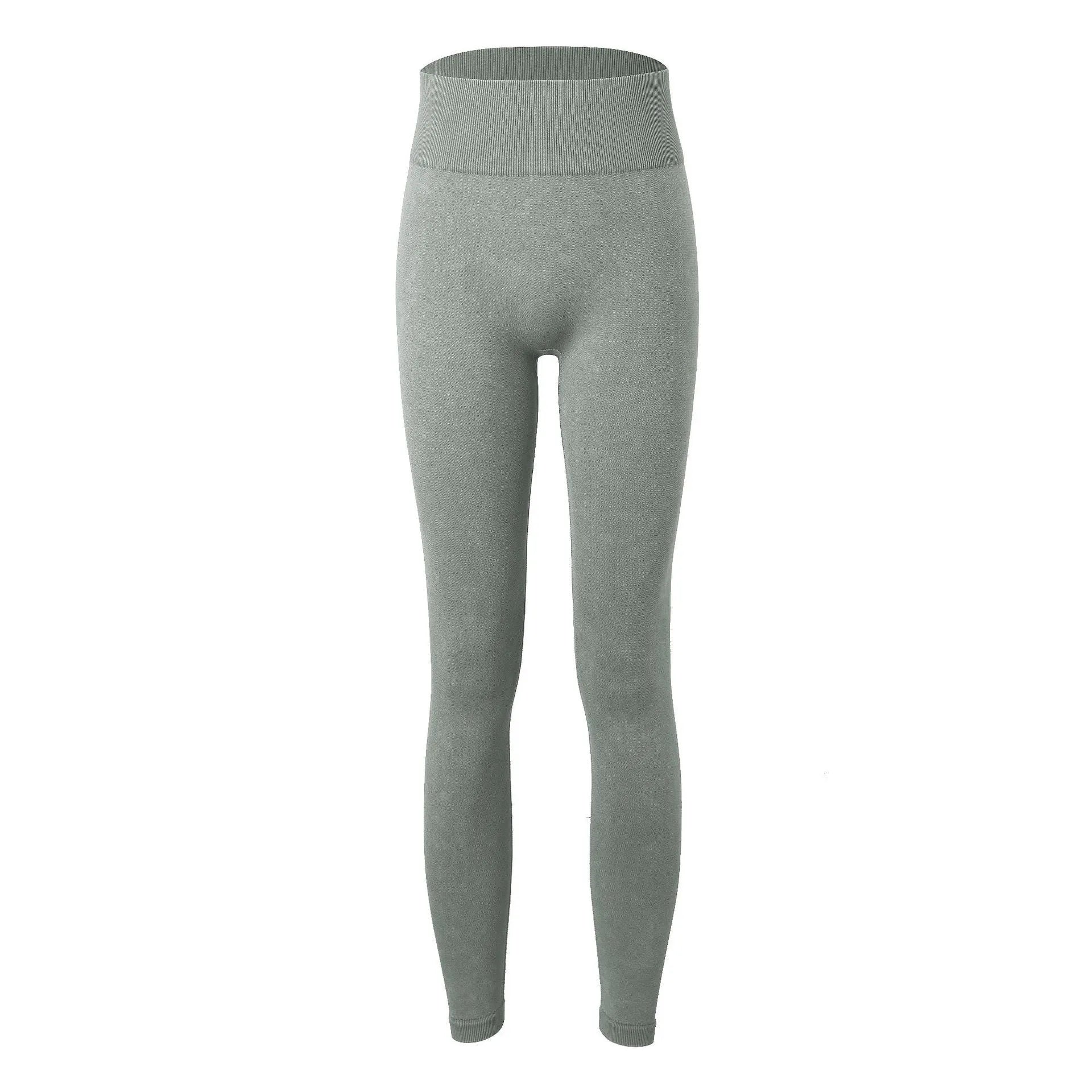 Shark Knit Seamless Fitness Yoga Long Sleeve Set - Bellarte Enchanté Shark Knit Seamless Fitness Yoga Long Sleeve Set