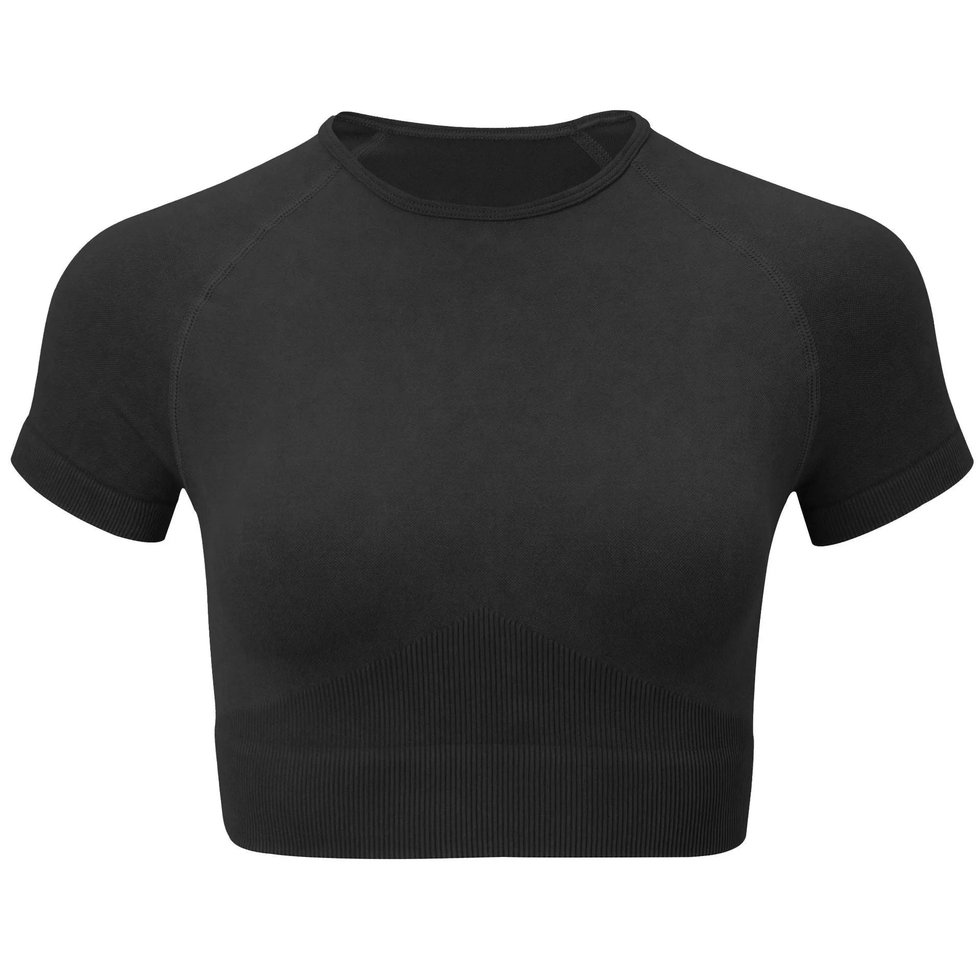 Shark Knit Seamless Fitness Yoga Long Sleeve Set - Bellarte Enchanté Shark Knit Seamless Fitness Yoga Long Sleeve Set