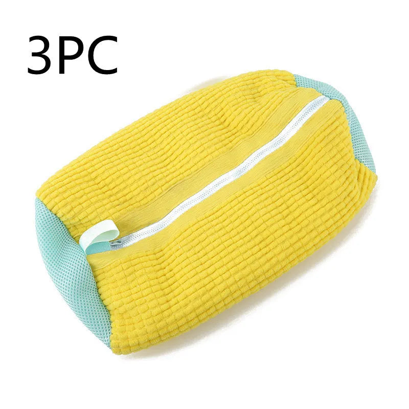 Shoes Laundry Bag Shoe Wash Bag For Washing Machine Reusable Zipper Shoe Washing Bag Sneaker Tennis Shoe Cleaner Kit Remove Dirt - Bellarte Enchanté Shoes Laundry Bag Shoe Wash Bag For Washing Machine Reusable Zipper Shoe Washing Bag Sneaker Tennis Shoe Cleaner Kit Remove Dirt