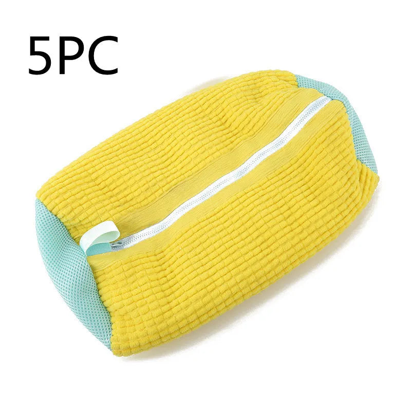 Shoes Laundry Bag Shoe Wash Bag For Washing Machine Reusable Zipper Shoe Washing Bag Sneaker Tennis Shoe Cleaner Kit Remove Dirt - Bellarte Enchanté Shoes Laundry Bag Shoe Wash Bag For Washing Machine Reusable Zipper Shoe Washing Bag Sneaker Tennis Shoe Cleaner Kit Remove Dirt