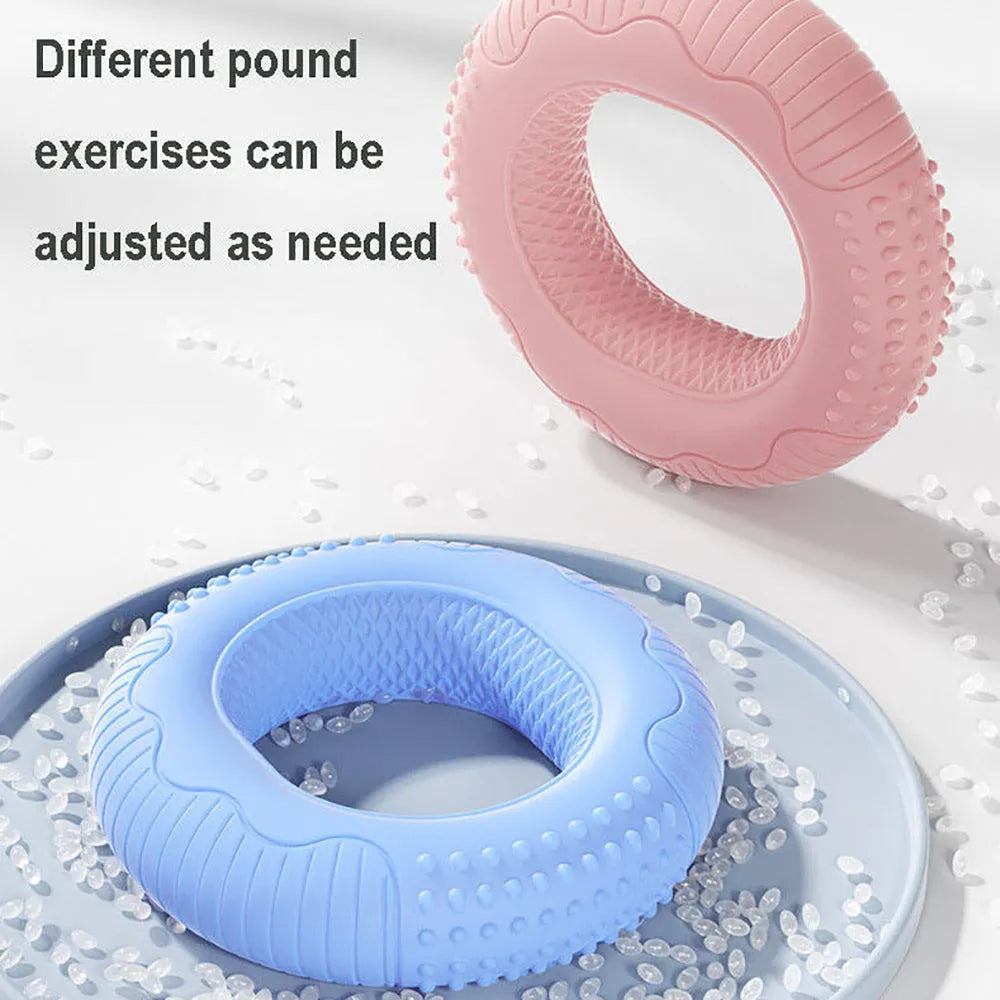 Silicone Adjustable Hand Grip Arm Strength Exercise Gripping Ring Fitness Gym Finger Forearm Trainer Carpal Expander Hand Grip Strengthener Silicone Rings Fingers Forearms Exercises Grip Trainer - Bellarte Enchanté Silicone Adjustable Hand Grip Arm Strength Exercise Gripping Ring Fitness Gym Finger Forearm Trainer Carpal Expander Hand Grip Strengthener Silicone Rings Fingers Forearms Exercises Grip Trainer