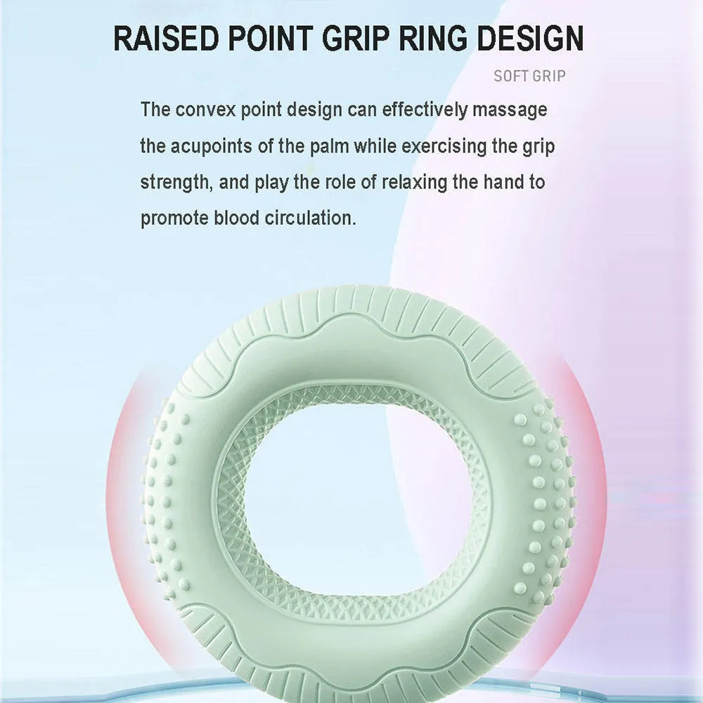 Silicone Adjustable Hand Grip Arm Strength Exercise Gripping Ring Fitness Gym Finger Forearm Trainer Carpal Expander Hand Grip Strengthener Silicone Rings Fingers Forearms Exercises Grip Trainer - Bellarte Enchanté Silicone Adjustable Hand Grip Arm Strength Exercise Gripping Ring Fitness Gym Finger Forearm Trainer Carpal Expander Hand Grip Strengthener Silicone Rings Fingers Forearms Exercises Grip Trainer