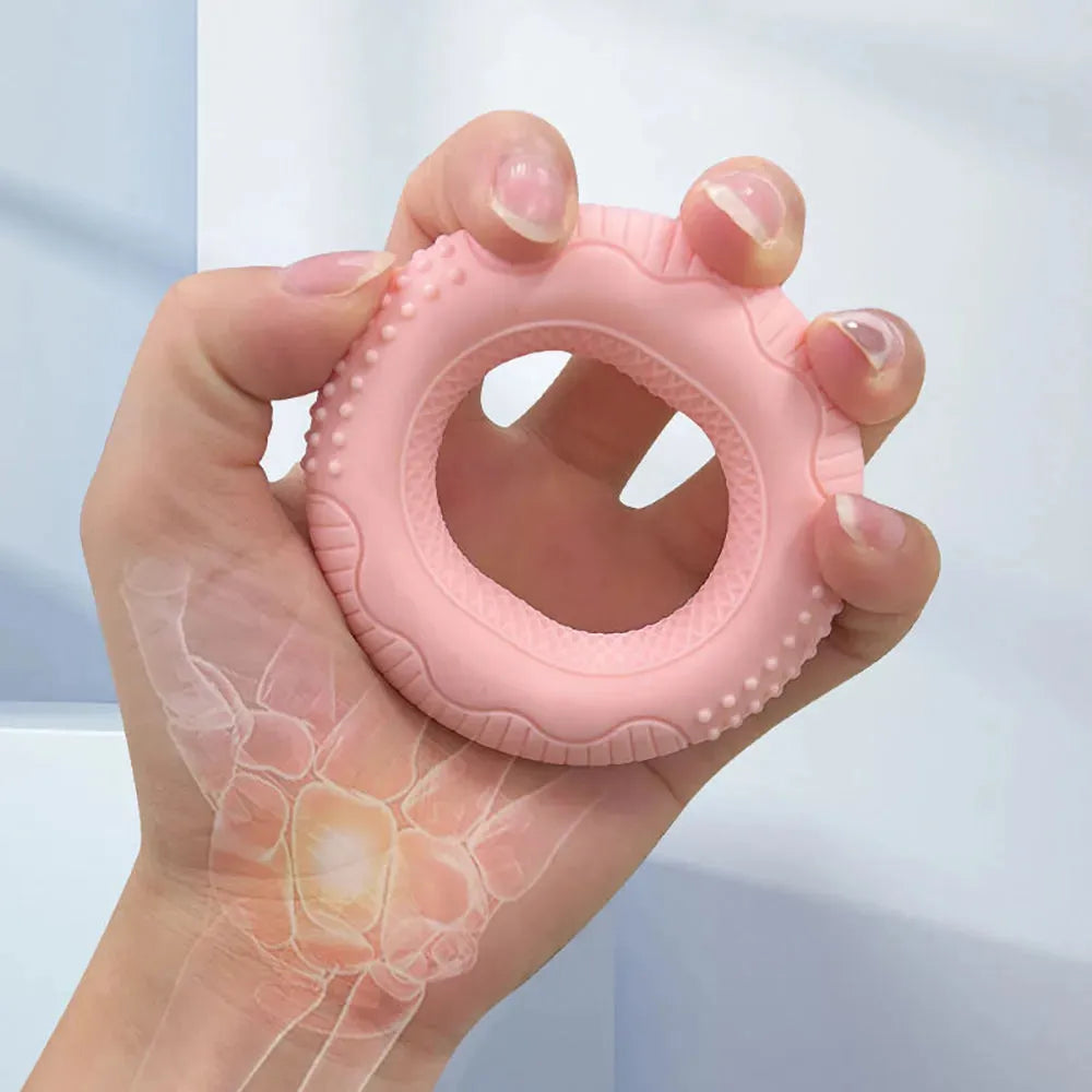 Silicone Adjustable Hand Grip Arm Strength Exercise Gripping Ring Fitness Gym Finger Forearm Trainer Carpal Expander Hand Grip Strengthener Silicone Rings Fingers Forearms Exercises Grip Trainer - Bellarte Enchanté Silicone Adjustable Hand Grip Arm Strength Exercise Gripping Ring Fitness Gym Finger Forearm Trainer Carpal Expander Hand Grip Strengthener Silicone Rings Fingers Forearms Exercises Grip Trainer