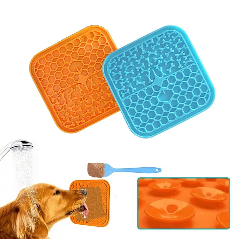 Silicone Dog Licking Pad Slow Food Plate - Bellarte Enchanté Silicone Dog Licking Pad Slow Food Plate
