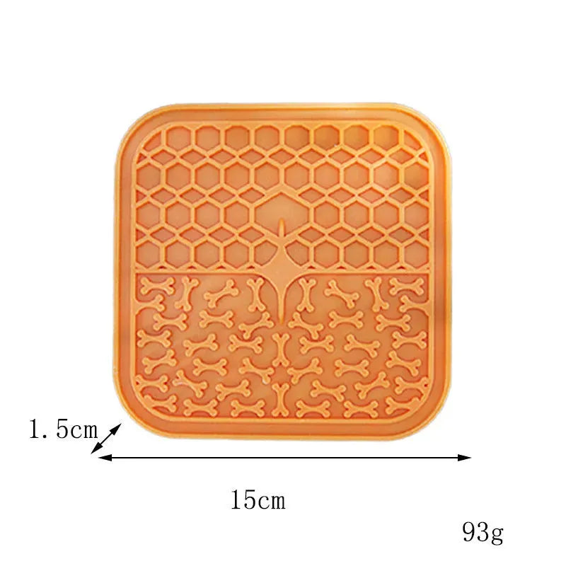 Silicone Dog Licking Pad Slow Food Plate - Bellarte Enchanté Silicone Dog Licking Pad Slow Food Plate