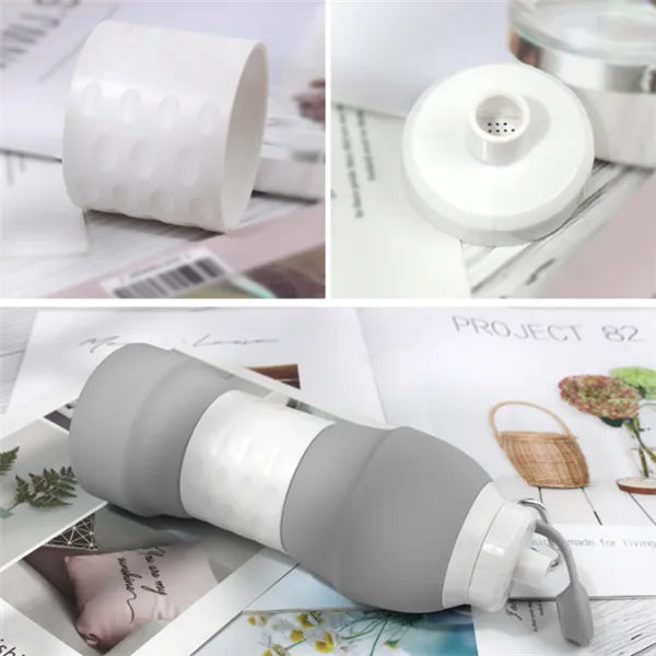 Silicone folding Water Bottle - Bellarte Enchanté Silicone folding Water Bottle