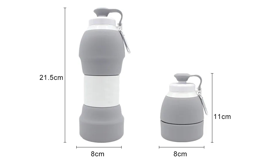 Silicone folding Water Bottle - Bellarte Enchanté Silicone folding Water Bottle