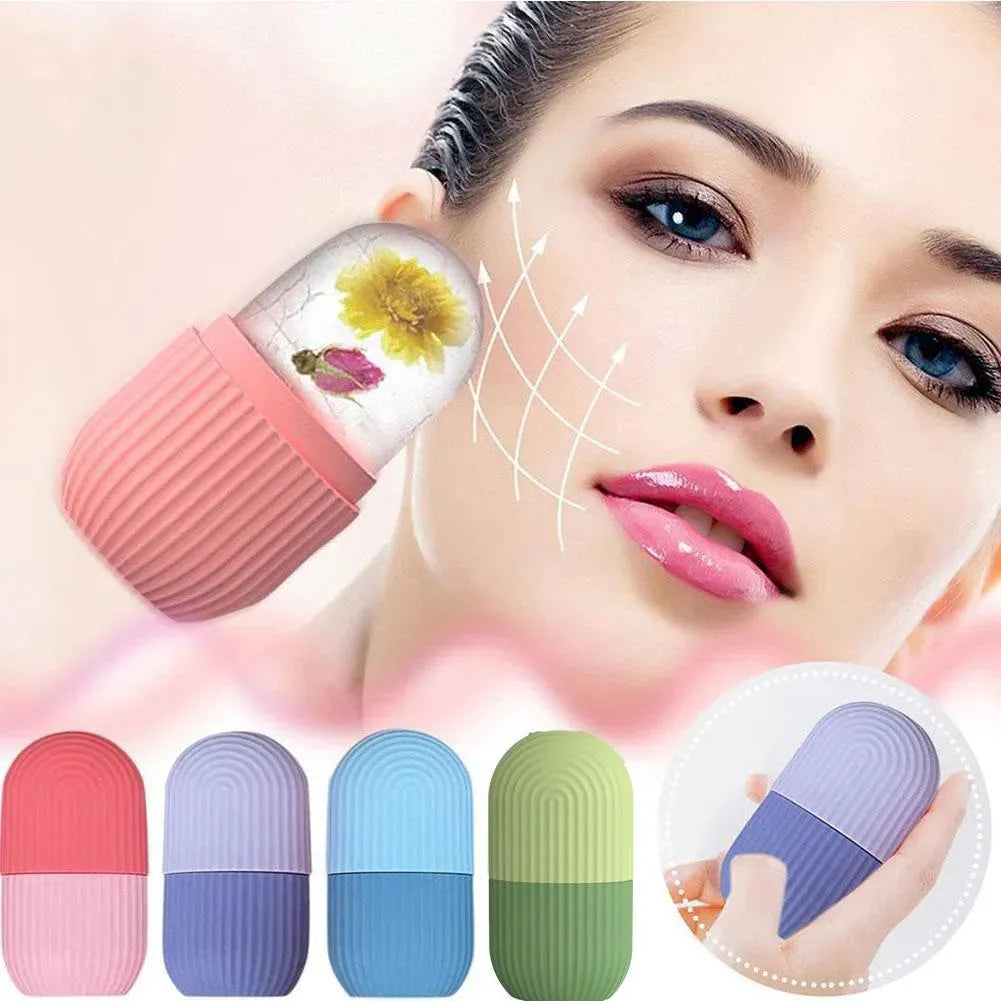 Silicone Ice Cube Tray Mold Face Beauty Lifting Set - Bellarte Enchanté Silicone Ice Cube Tray Mold Face Beauty Lifting Set