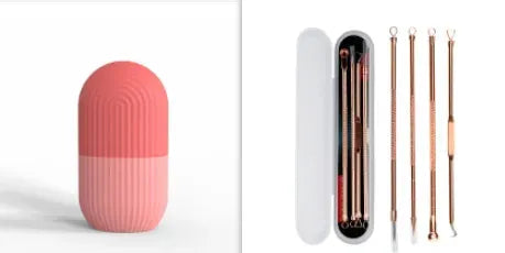 Silicone Ice Cube Tray Mold Face Beauty Lifting Set - Bellarte Enchanté Silicone Ice Cube Tray Mold Face Beauty Lifting Set