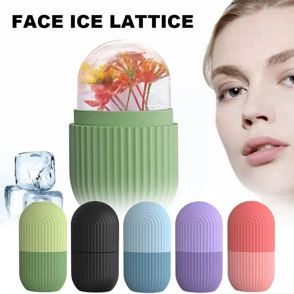 Silicone Ice Cube Tray Mold Face Beauty Lifting Set - Bellarte Enchanté Silicone Ice Cube Tray Mold Face Beauty Lifting Set