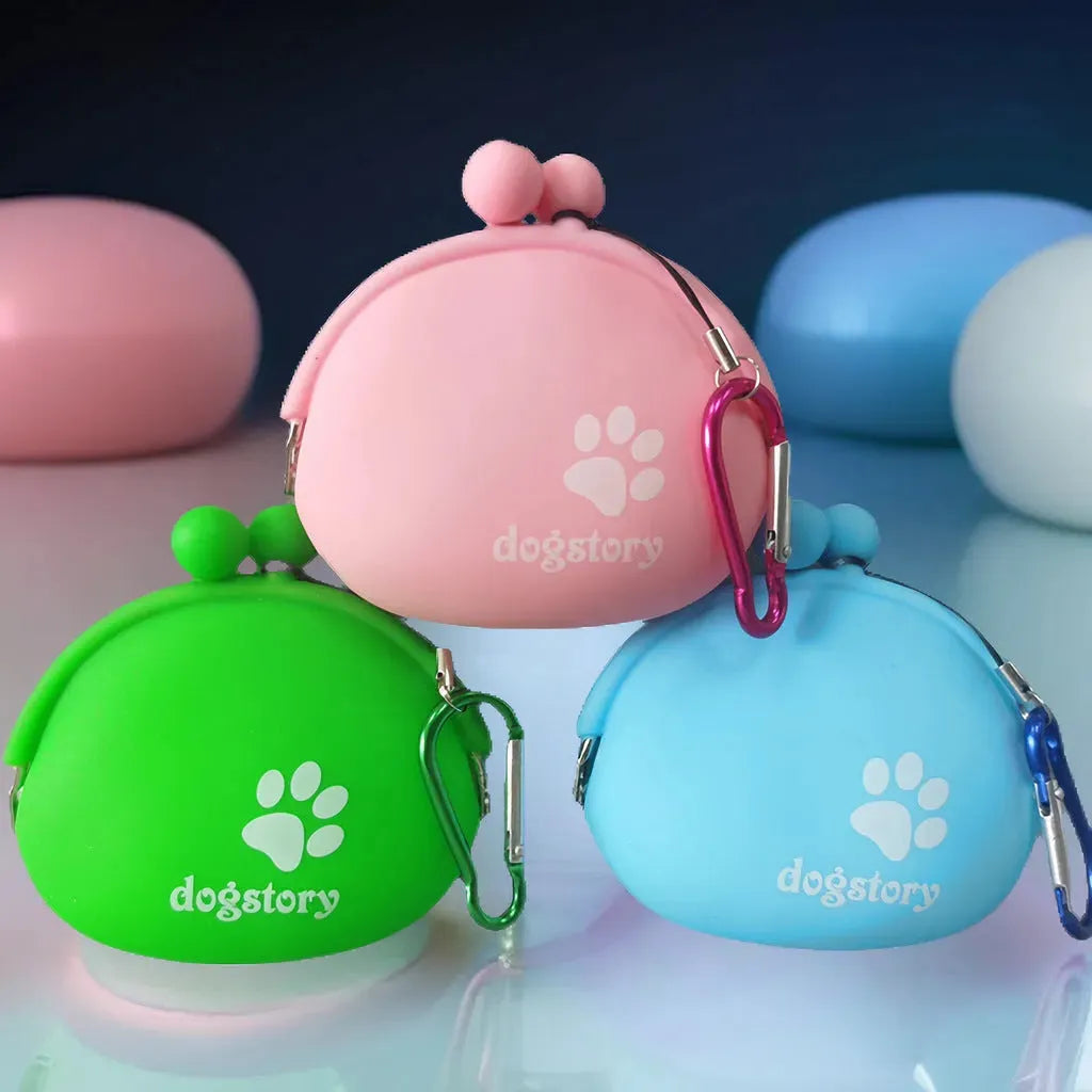 Silicone Pet Snack Bag Solid Color - Bellarte Enchanté Silicone Pet Snack Bag Solid Color