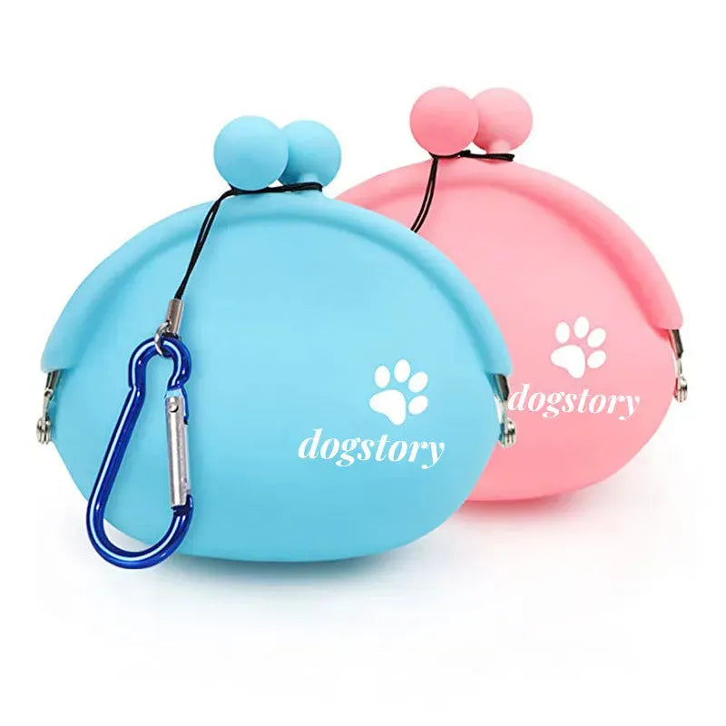 Silicone Pet Snack Bag Solid Color - Bellarte Enchanté Silicone Pet Snack Bag Solid Color
