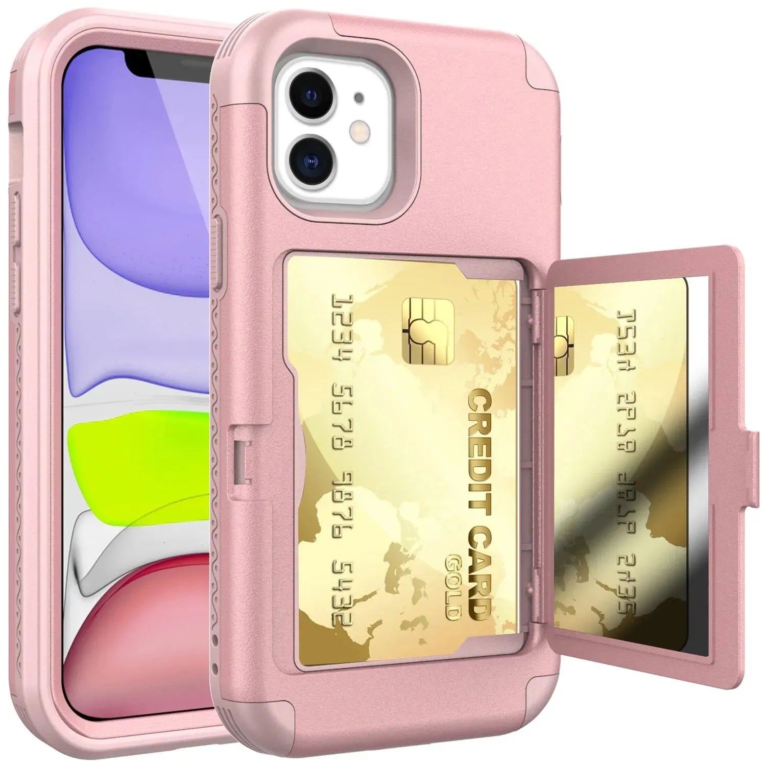 Silicone Shockproof Goddess Makeup Mirror Phone Case - Bellarte Enchanté Silicone Shockproof Goddess Makeup Mirror Phone Case