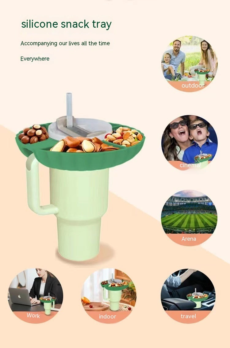 Silicone Snack Packing Plate Large Ice Cup - Bellarte Enchanté Silicone Snack Packing Plate Large Ice Cup