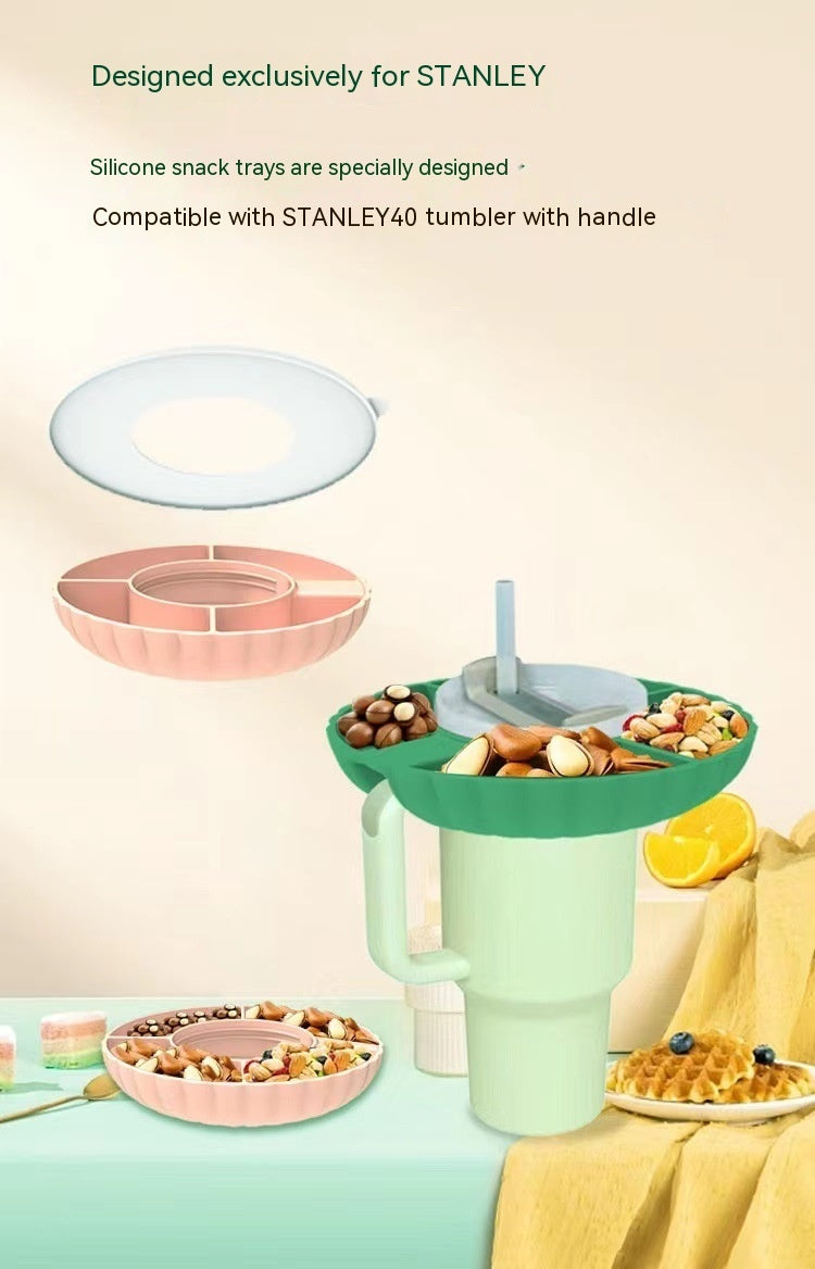 Silicone Snack Packing Plate Large Ice Cup - Bellarte Enchanté Silicone Snack Packing Plate Large Ice Cup