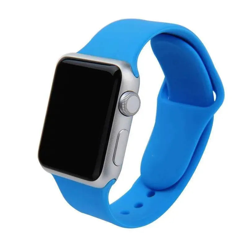 Silicone Strap with Apple, Applicable Monochrome - Bellarte Enchanté Silicone Strap with Apple, Applicable Monochrome