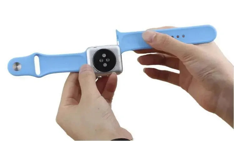 Silicone Strap with Apple, Applicable Monochrome - Bellarte Enchanté Silicone Strap with Apple, Applicable Monochrome