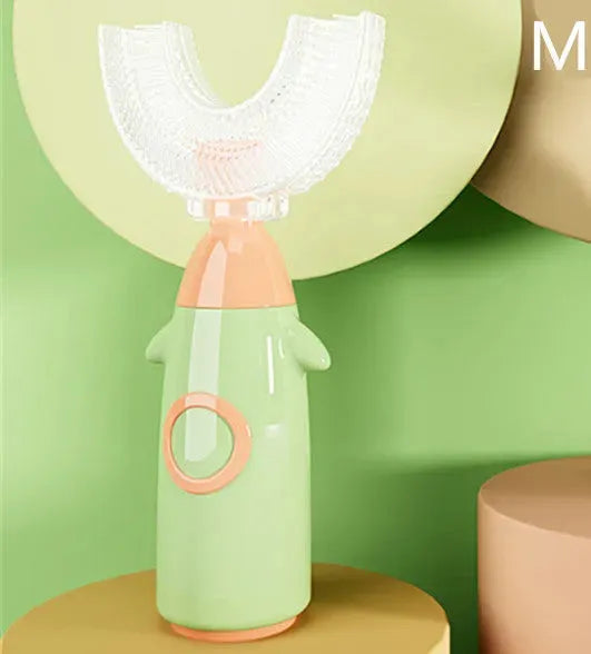 Silicone U-Shaped Toothbrush For Children Manual Cleaning - Bellarte Enchanté Silicone U-Shaped Toothbrush For Children Manual Cleaning