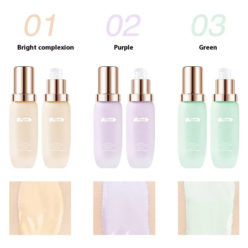 Silky Soft Moisturizing Face Repair Makeup Primer Adjust Skin Color - Bellarte Enchanté Silky Soft Moisturizing Face Repair Makeup Primer Adjust Skin Color