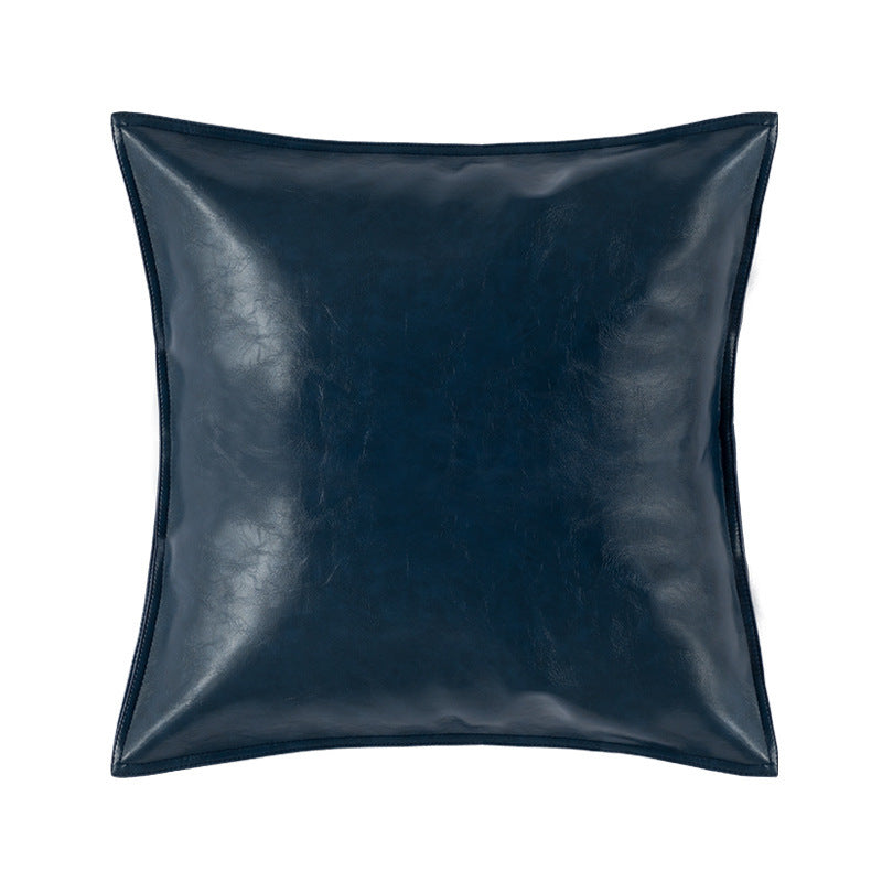 Simple Plain PU Leather Pillowcase For Living Room - Bellarte Enchanté Simple Plain PU Leather Pillowcase For Living Room