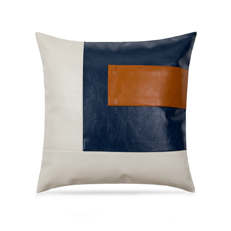 Simple Plain PU Leather Pillowcase For Living Room - Bellarte Enchanté Simple Plain PU Leather Pillowcase For Living Room