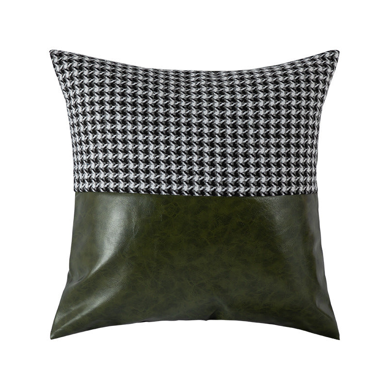 Simple Plain PU Leather Pillowcase For Living Room - Bellarte Enchanté Simple Plain PU Leather Pillowcase For Living Room