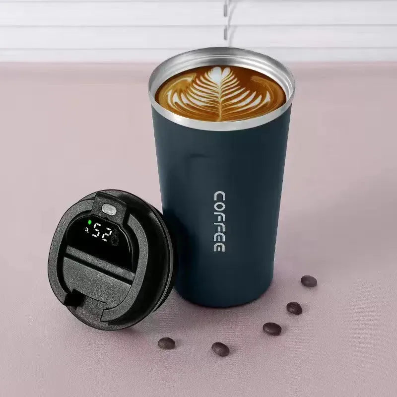 Simple Wind 304 Stainless Steel Insulation Cup Intelligent Display Temperature - Bellarte Enchanté Simple Wind 304 Stainless Steel Insulation Cup Intelligent Display Temperature