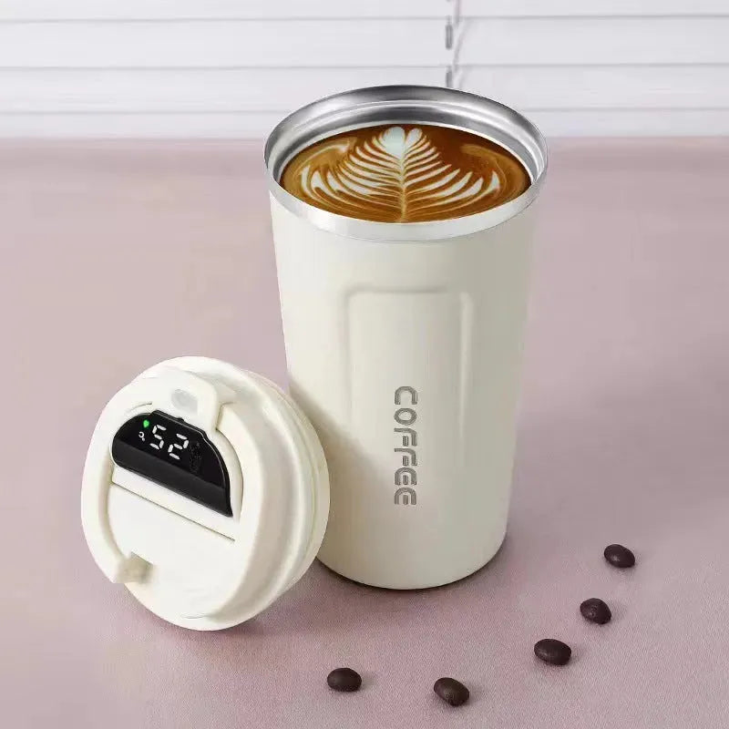 Simple Wind 304 Stainless Steel Insulation Cup Intelligent Display Temperature - Bellarte Enchanté Simple Wind 304 Stainless Steel Insulation Cup Intelligent Display Temperature