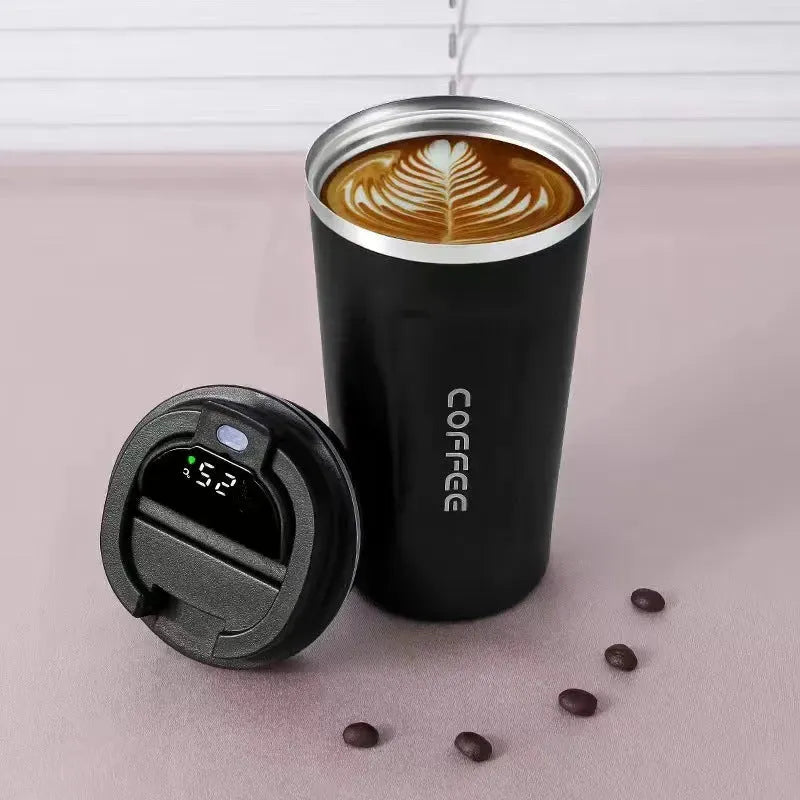 Simple Wind 304 Stainless Steel Insulation Cup Intelligent Display Temperature - Bellarte Enchanté Simple Wind 304 Stainless Steel Insulation Cup Intelligent Display Temperature