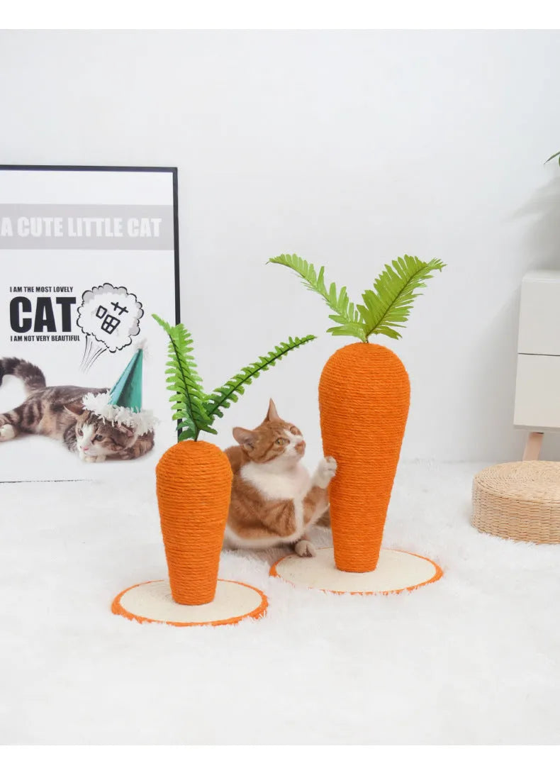 Sisal Climbing Frame Cat Toy Radish - Bellarte Enchanté Sisal Climbing Frame Cat Toy Radish