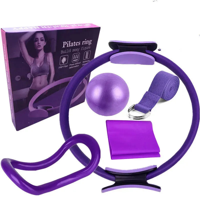 Six Piece Yoga Pilates Circle Set Bodybuilding Fitness - Bellarte Enchanté Six Piece Yoga Pilates Circle Set Bodybuilding Fitness