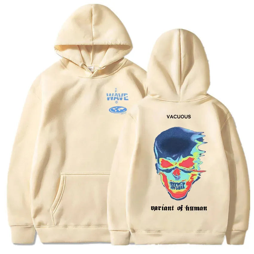 Skeleton Thermal Imaging Graphic Print Hoodie Men Women - Bellarte Enchanté Skeleton Thermal Imaging Graphic Print Hoodie Men Women