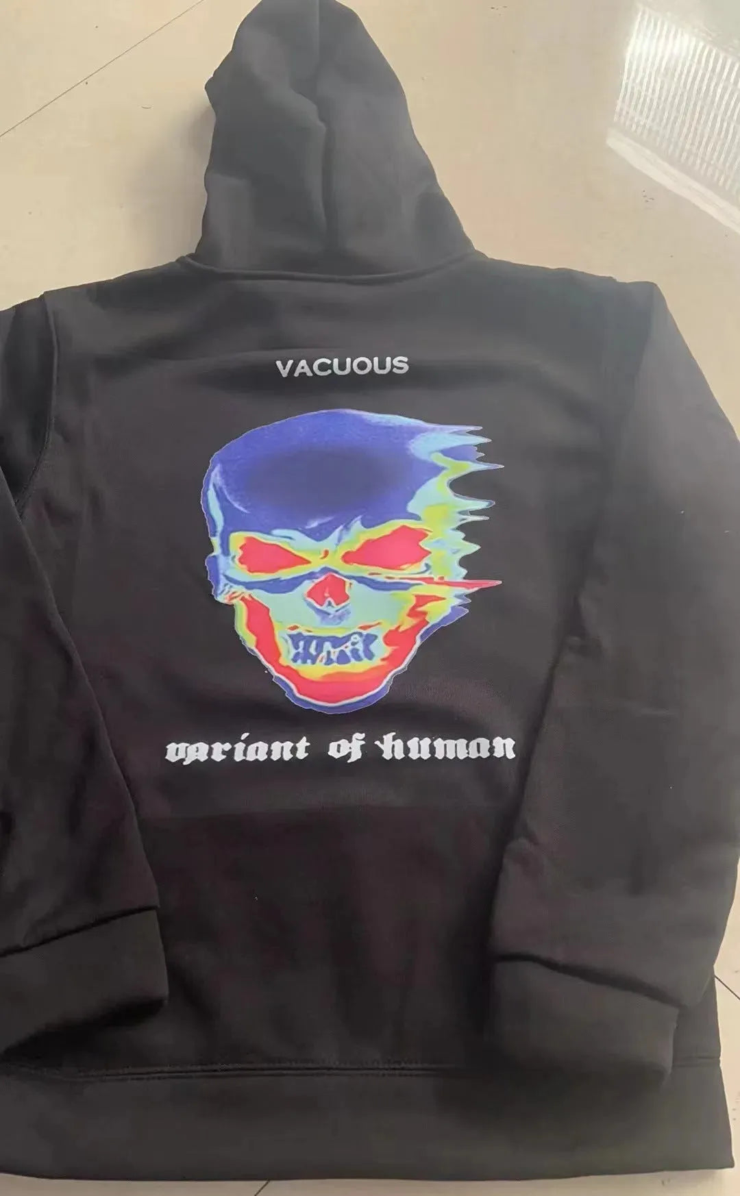 Skeleton Thermal Imaging Graphic Print Hoodie Men Women - Bellarte Enchanté Skeleton Thermal Imaging Graphic Print Hoodie Men Women