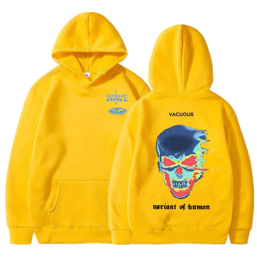 Skeleton Thermal Imaging Graphic Print Hoodie Men Women - Bellarte Enchanté Skeleton Thermal Imaging Graphic Print Hoodie Men Women