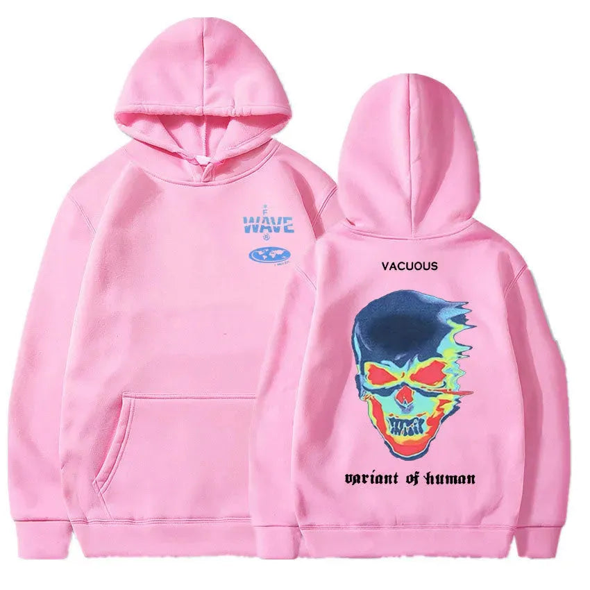 Skeleton Thermal Imaging Graphic Print Hoodie Men Women - Bellarte Enchanté Skeleton Thermal Imaging Graphic Print Hoodie Men Women