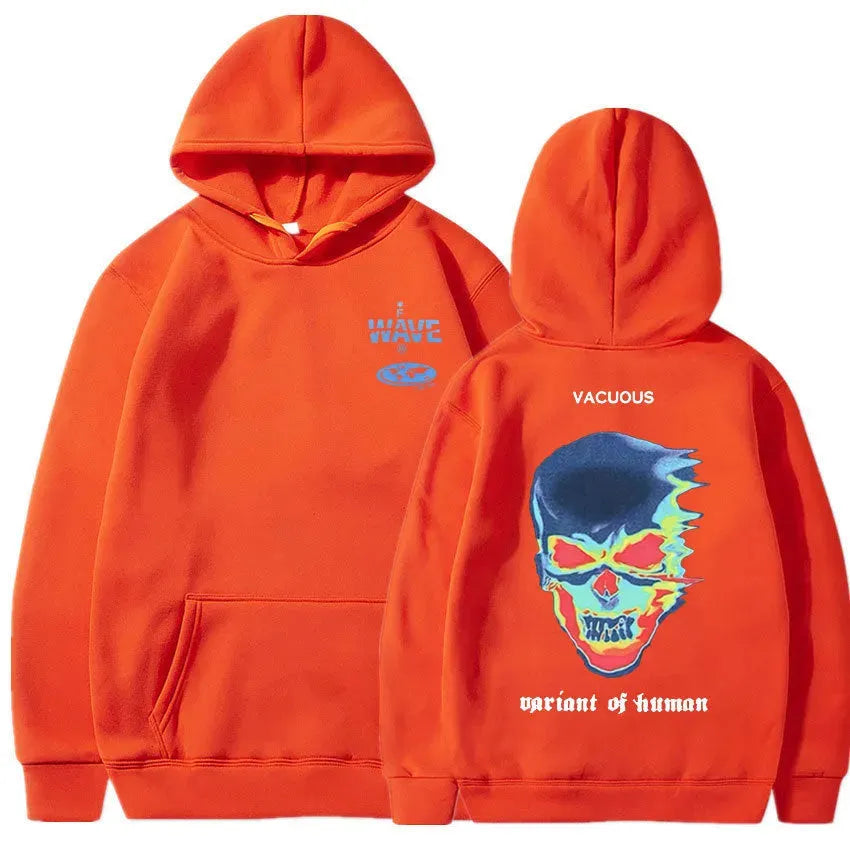 Skeleton Thermal Imaging Graphic Print Hoodie Men Women - Bellarte Enchanté Skeleton Thermal Imaging Graphic Print Hoodie Men Women