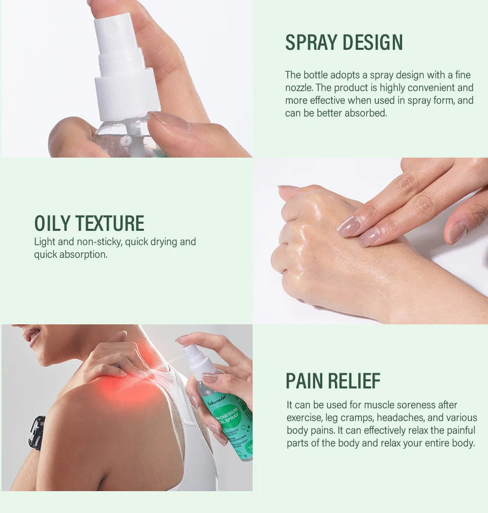 Skin Care Body Magnesium Oil Spray - Bellarte Enchanté Skin Care Body Magnesium Oil Spray