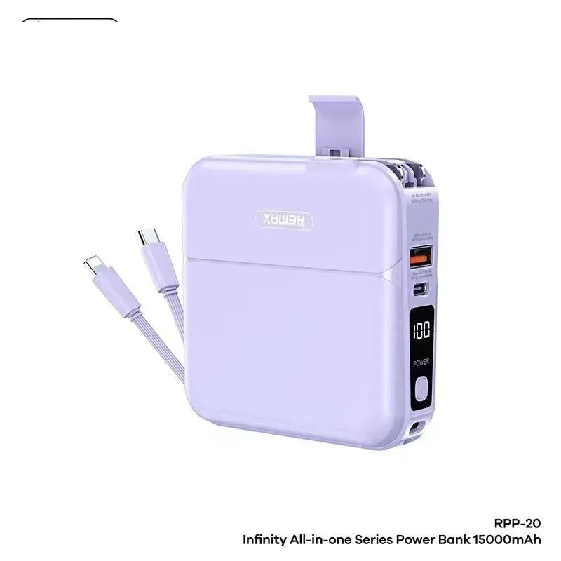 Sleek Mini Power Bank: Fast Charging Made Easy - Bellarte Enchanté Sleek Mini Power Bank: Fast Charging Made Easy