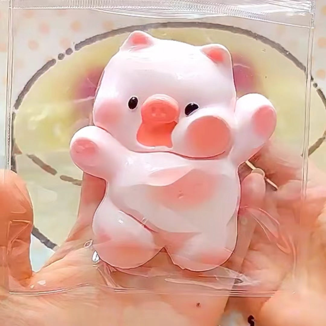 Sleepy Bag Pig Squeezing Toy Silicone Mold Can Make Squeezing Toy - Bellarte Enchanté Sleepy Bag Pig Squeezing Toy Silicone Mold Can Make Squeezing Toy
