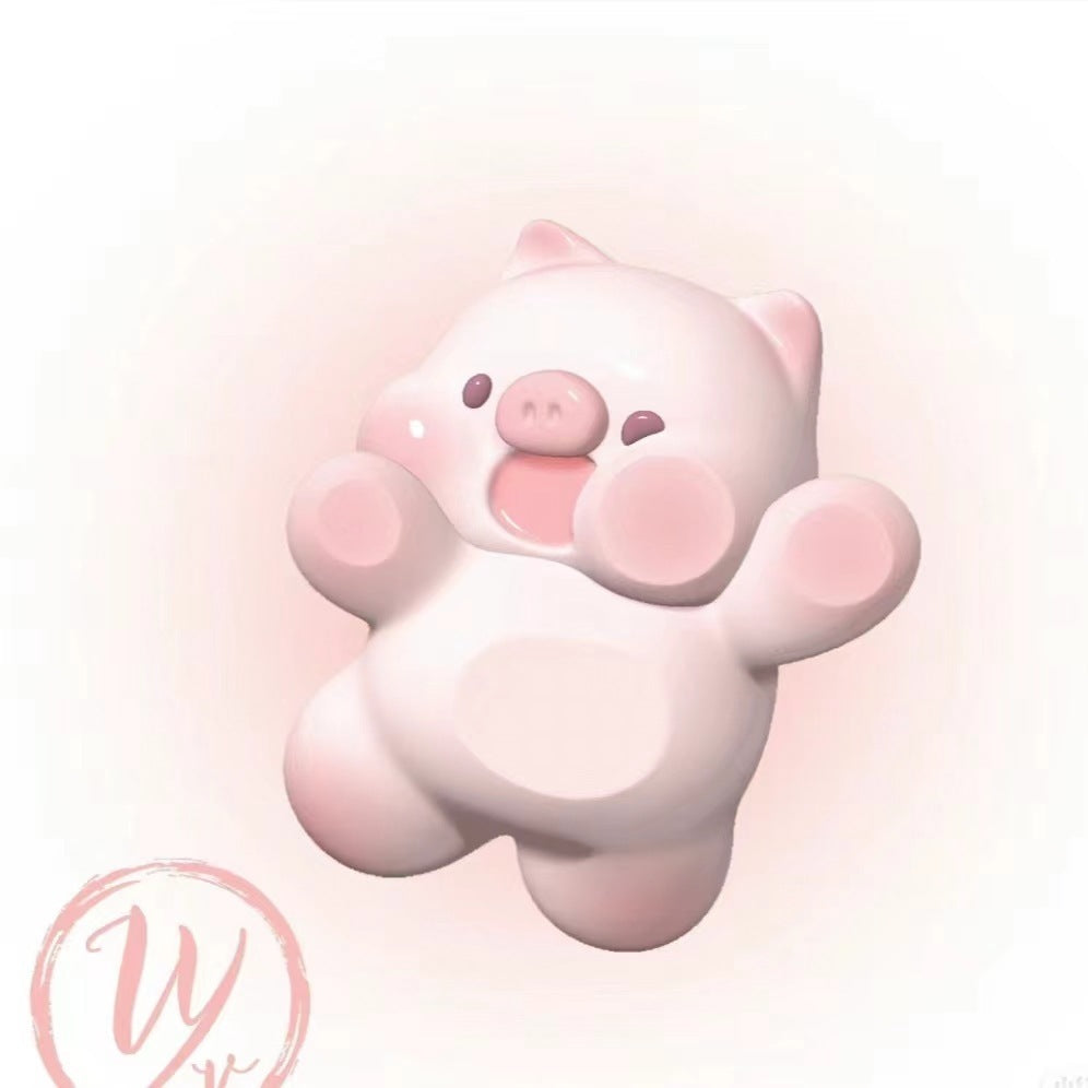 Sleepy Bag Pig Squeezing Toy Silicone Mold Can Make Squeezing Toy - Bellarte Enchanté Sleepy Bag Pig Squeezing Toy Silicone Mold Can Make Squeezing Toy