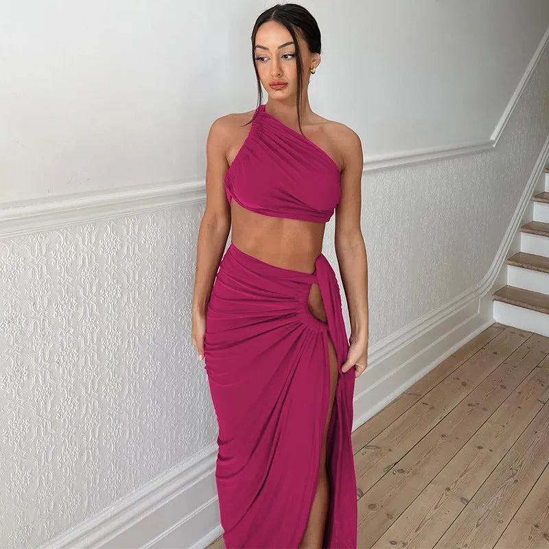Slim Fit Slit Skirt Suit - Bellarte Enchanté Slim Fit Slit Skirt Suit