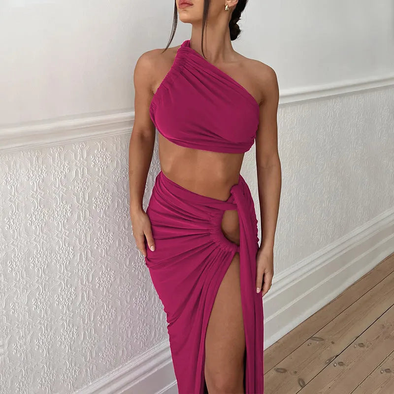 Slim Fit Slit Skirt Suit - Bellarte Enchanté Slim Fit Slit Skirt Suit