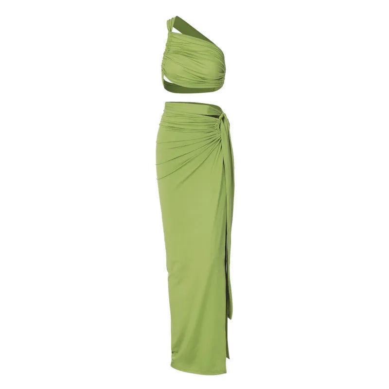 Slim Fit Slit Skirt Suit - Bellarte Enchanté Slim Fit Slit Skirt Suit