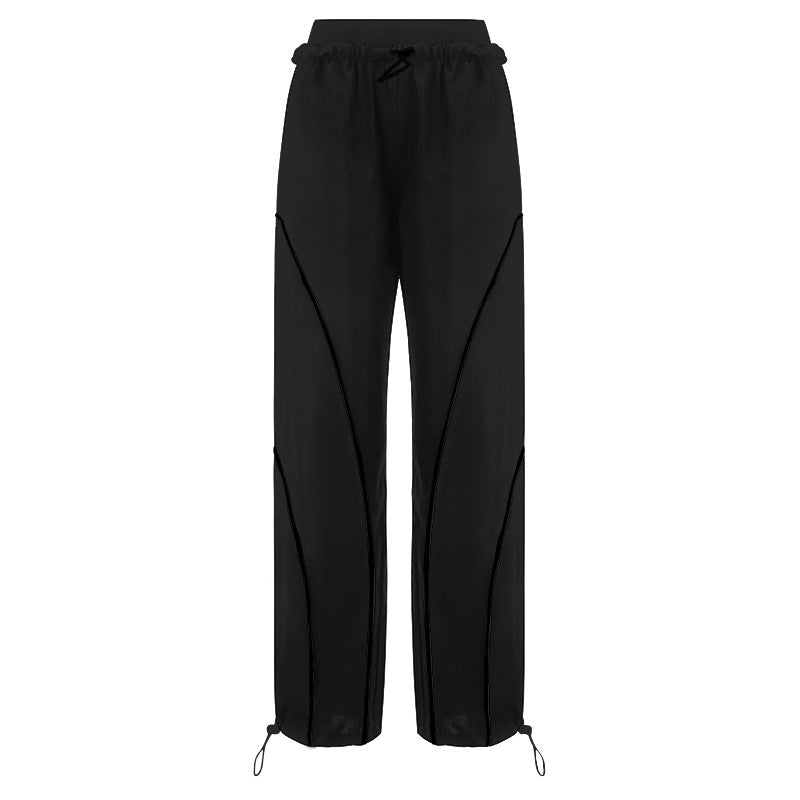 Slim Waist Elastic Band Casual Pants For Women - Bellarte Enchanté Slim Waist Elastic Band Casual Pants For Women