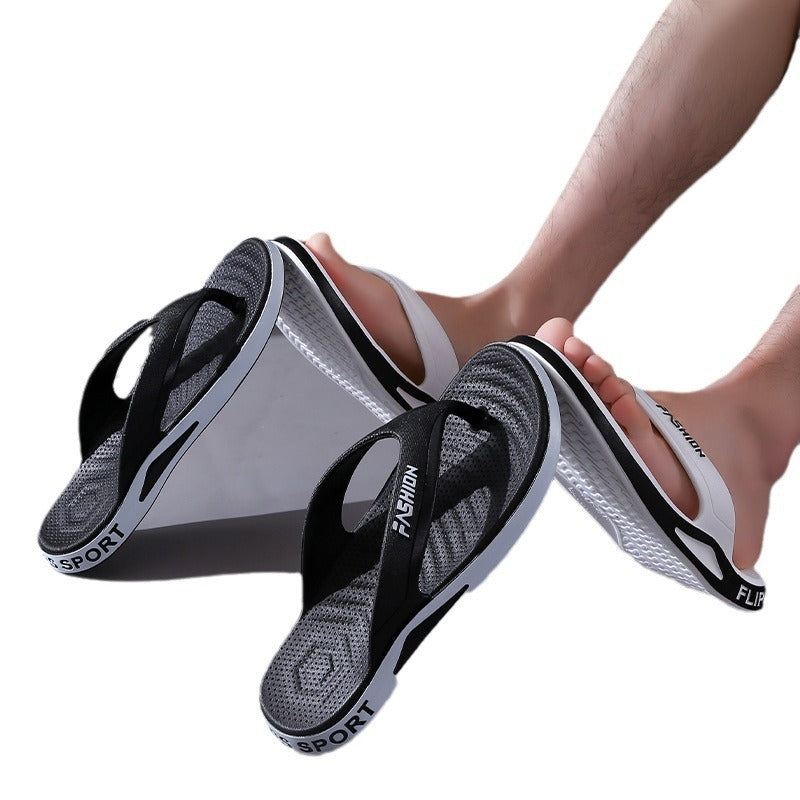 Slippers Men's Thick Bottom Non-Slip Deodorant Flip Flops - Bellarte Enchanté Slippers Men's Thick Bottom Non-Slip Deodorant Flip Flops