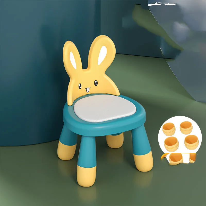 Small Dining Chair Seat Household Children's Bench One Year Old - Bellarte Enchanté Small Dining Chair Seat Household Children's Bench One Year Old