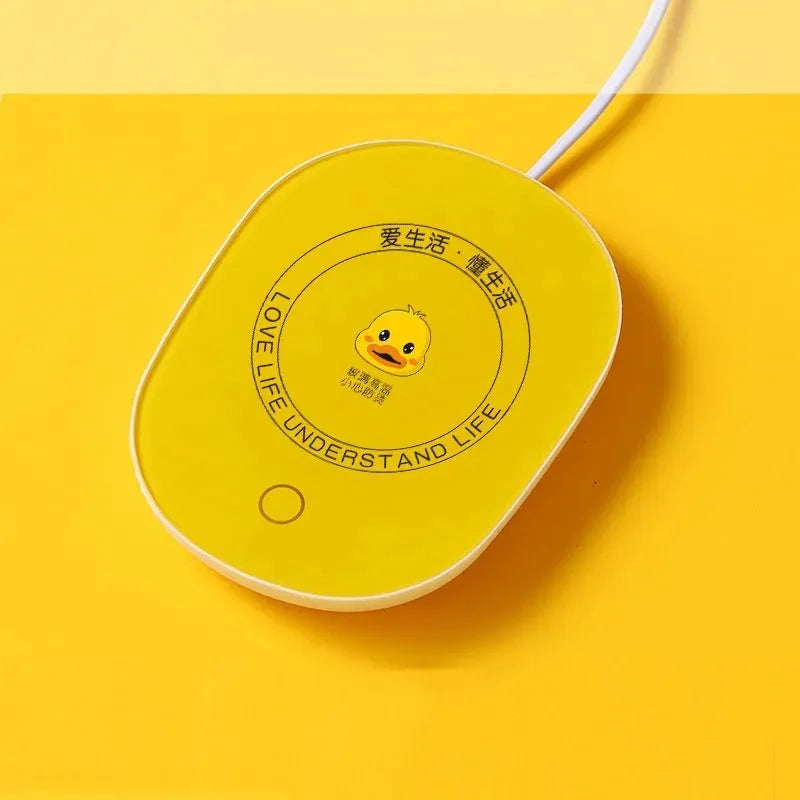 Small Yellow Duck Automatic Constant Temperature Heating Coaster Suit - Bellarte Enchanté Small Yellow Duck Automatic Constant Temperature Heating Coaster Suit