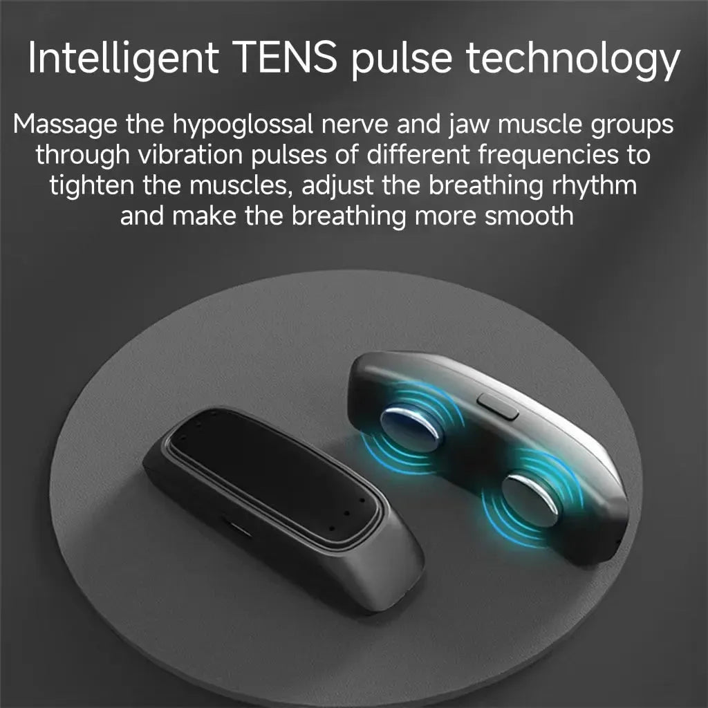 Smart Anti Snoring Device EMS Pulse Snoring Stop Effective Solution Snore Sleep Aid Portable Noise Reduction Muscle Stimulator - Bellarte Enchanté Smart Anti Snoring Device EMS Pulse Snoring Stop Effective Solution Snore Sleep Aid Portable Noise Reduction Muscle Stimulator